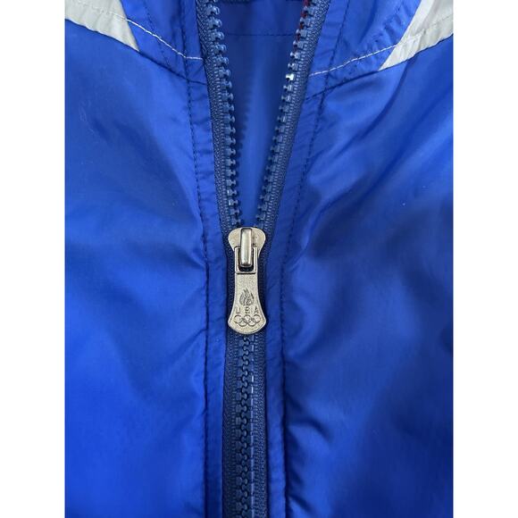 Vintage 90s Olympics USA Windbreaker Full Zip Jacket Retro Sports Size S - Picture 7 of 11